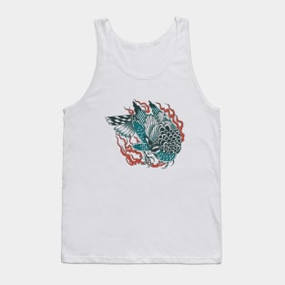 Bird Traditional tattoo Tank Top